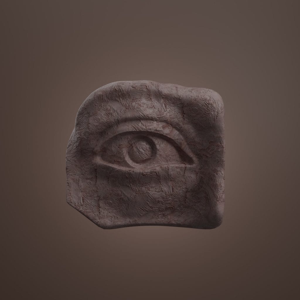 Eyes Scuplt – Clay Material